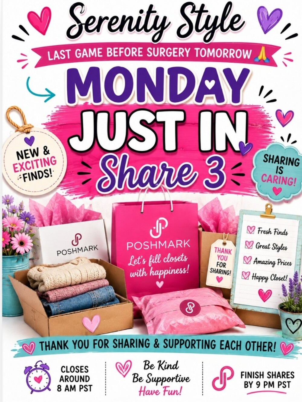 ๐ซ๐ซCLOSED๐ซ๐ซMONDAY 8/17 ๐๐๐ JUST IN ๐๐๐ SHARE 3 - Picture 2 of 2